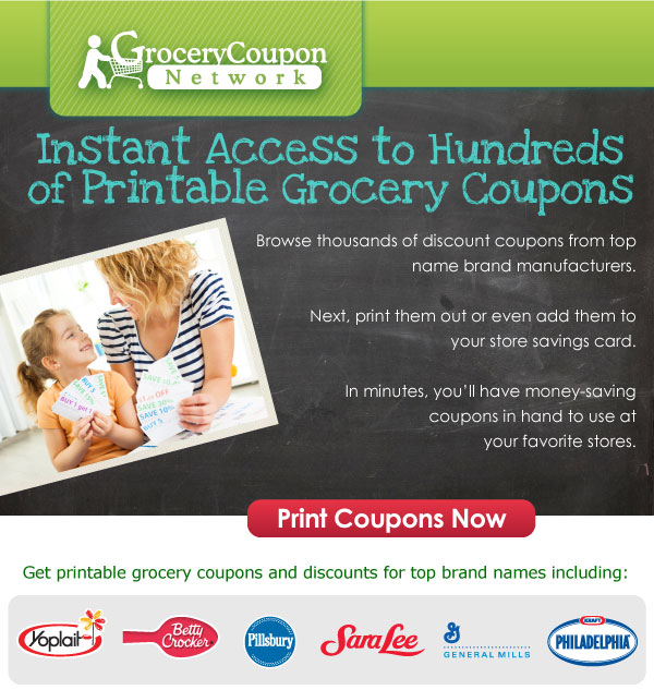 Grocery Coupon Network - Instant Access to Hundreds of Printable Grocery Coupons